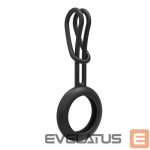 Nutika sildi tarvik iLike  AirTag Silicone Keychain Loop Case Black