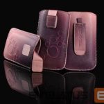 Universaal mobiiltasku iLike Universal Leather Pocket Case M Dark Pink