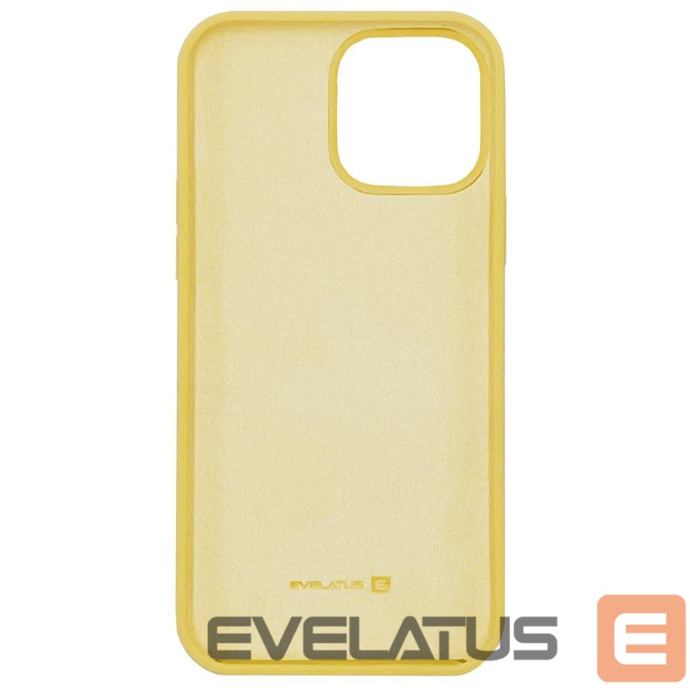 Tagakaaned Evelatus Apple iPhone 12 Pro Max Premium Soft Touch Silicone Case Yellow