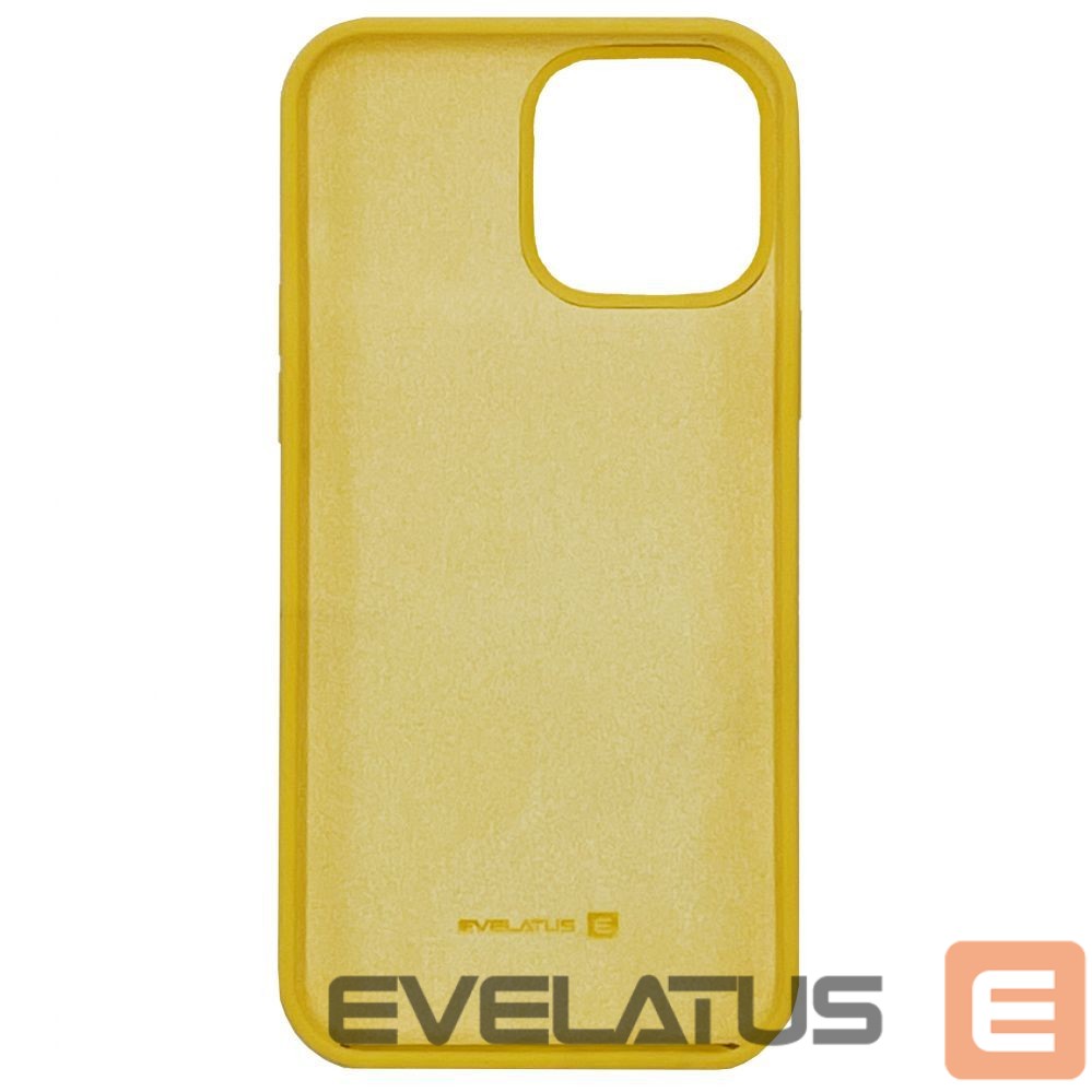 Tagakaaned Evelatus Apple iPhone 13 Pro Max Premium Soft TouchSilicone Case Yellow