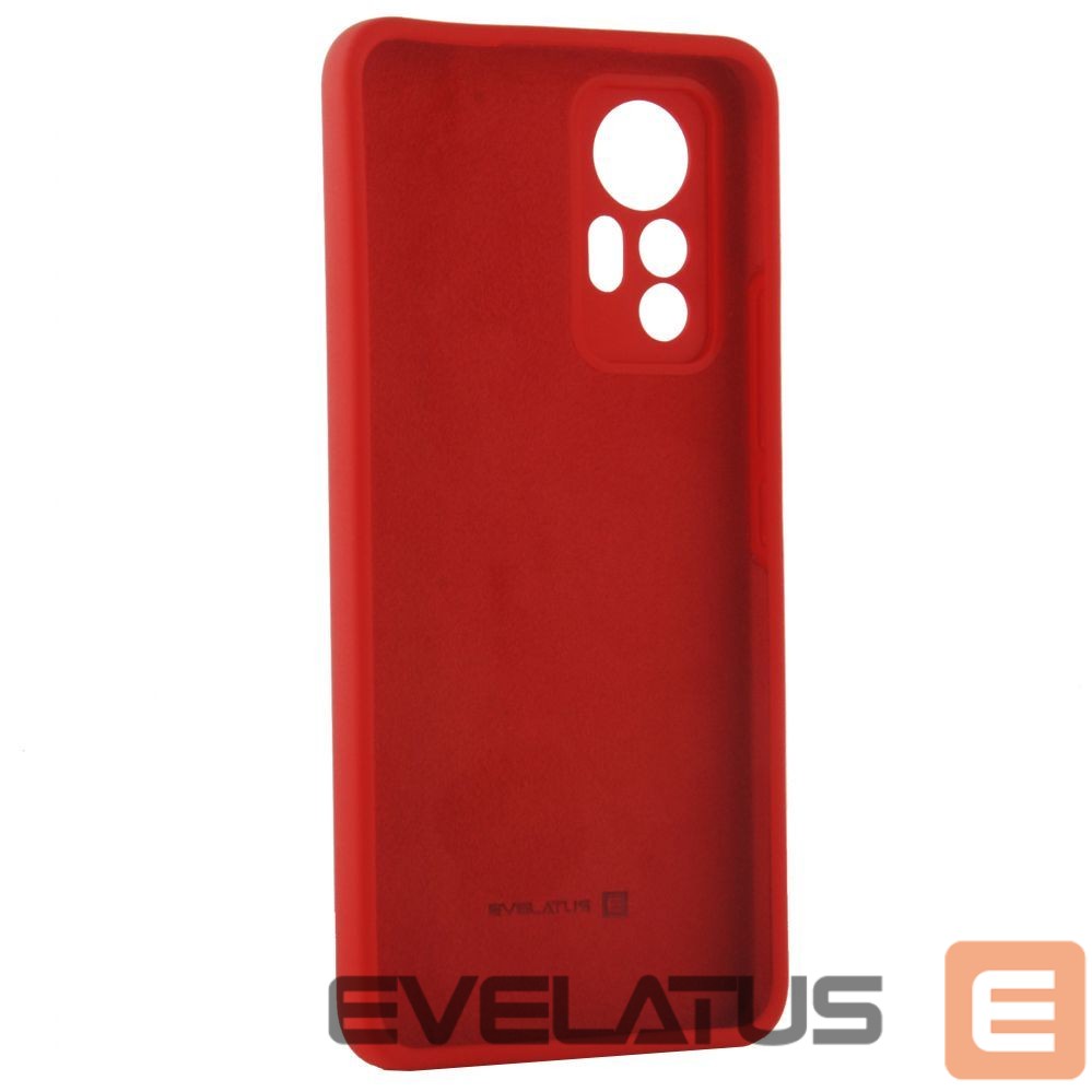 Tagakaaned Evelatus Xiaomi 12 Pro Premium Soft Touch Silicone Case Red