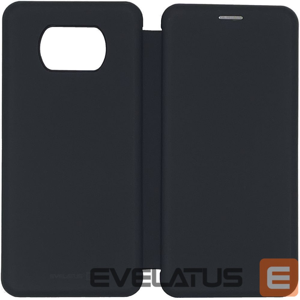 Kaaned - kaaned Evelatus Xiaomi Poco X3/X3 NFC/X3 Pro Book Case Black