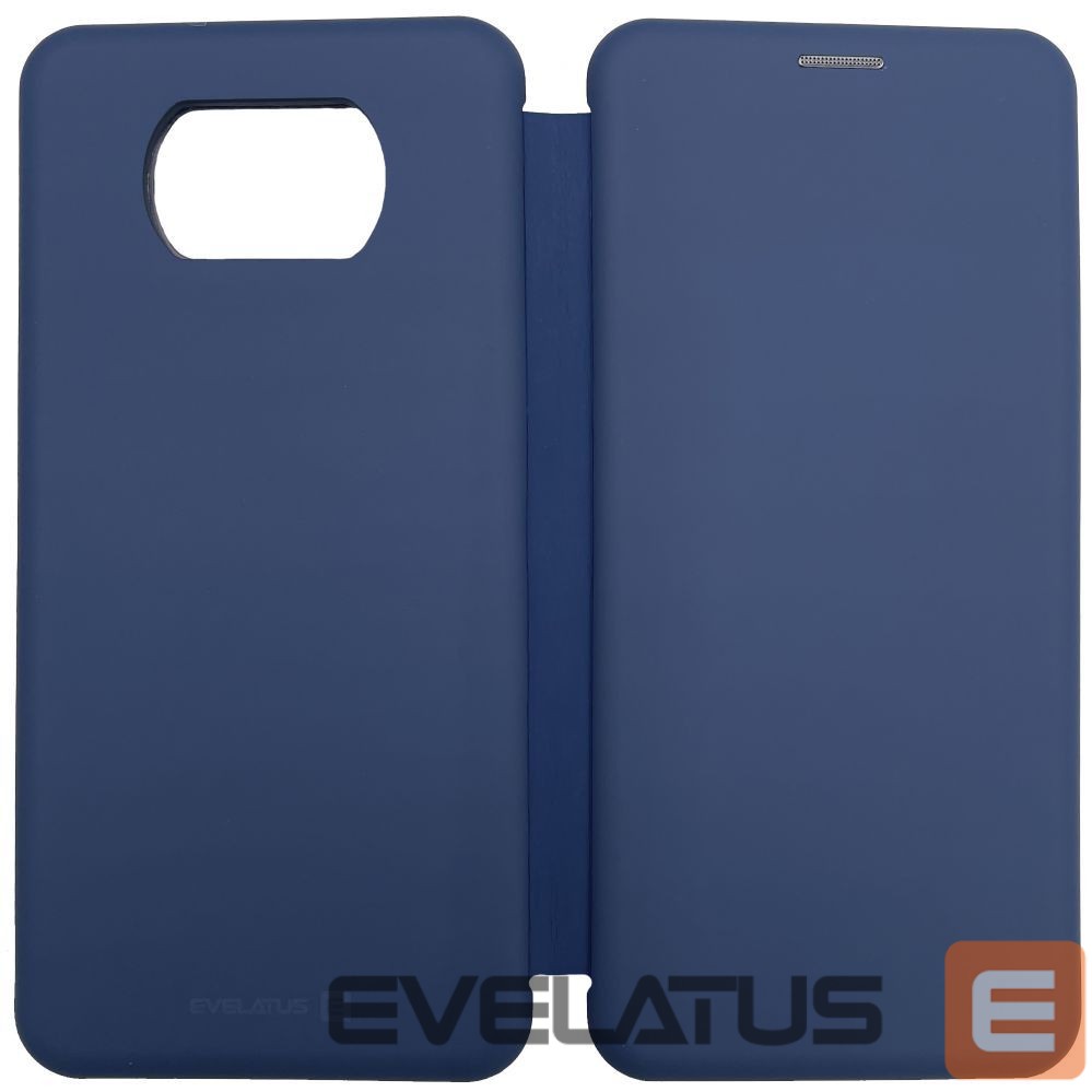 Kaaned - kaaned Evelatus Xiaomi Poco X3/X3 NFC/X3 Pro Book Case Dark Blue