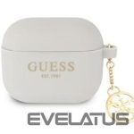 Korpus kõrvaklappidele Guess Apple Charms Silicone Case for Airpods 3 Grey