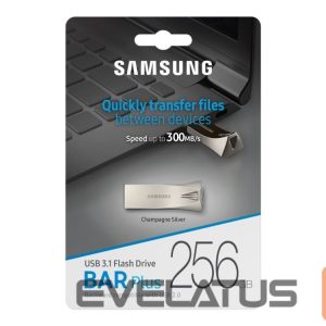 Mälupulk Samsung  SAMSUNG BAR PLUS 256GB Champagne Silver 