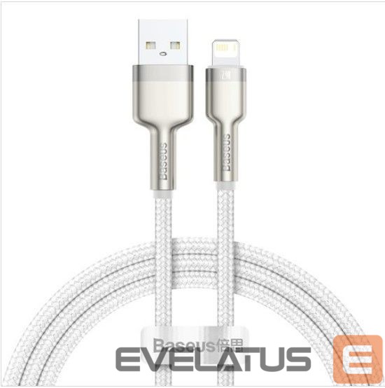 Kaabel Baseus Cable Cafule Metal USB - Lightning 1,0 m 2,4A White