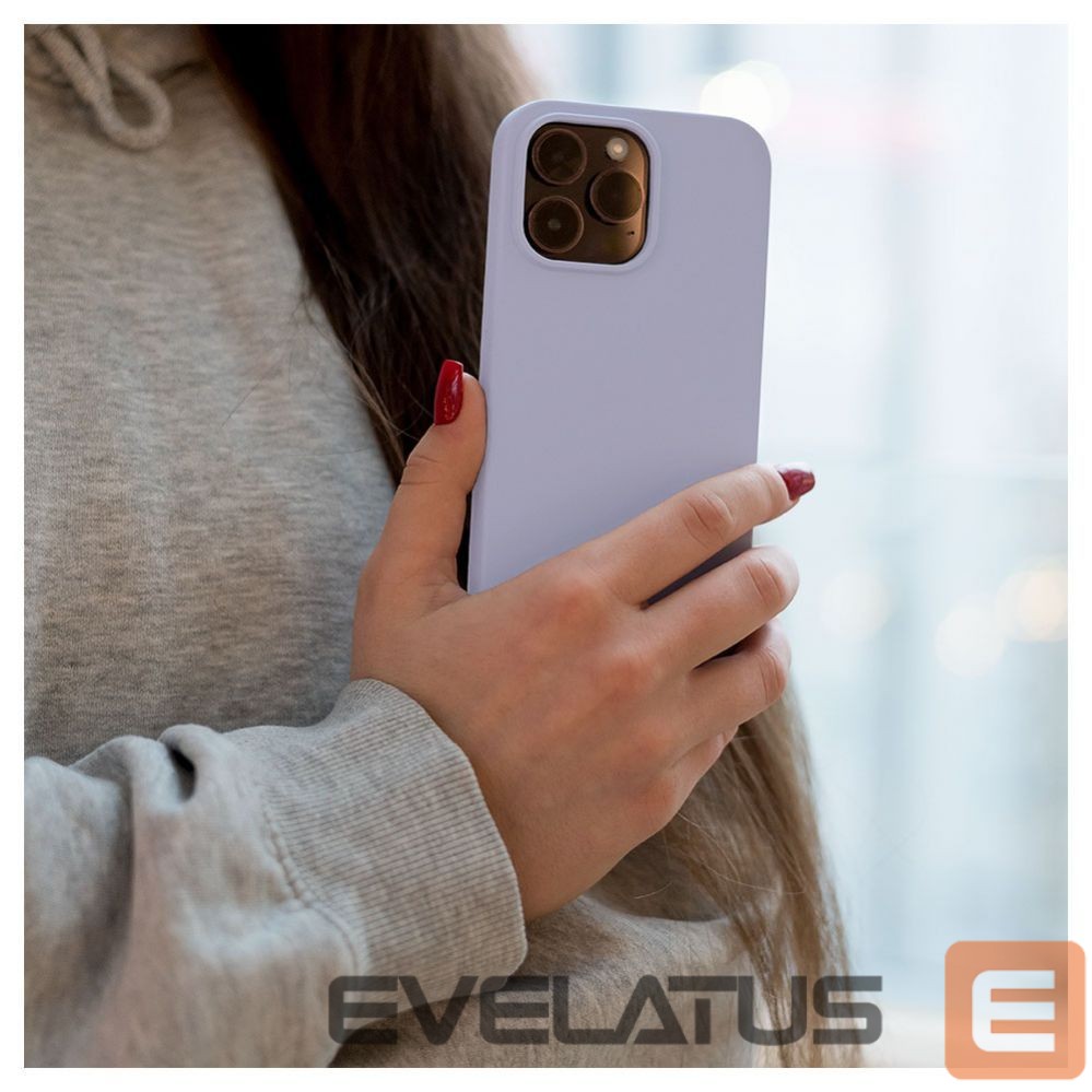 Tagakaaned Evelatus Apple iPhone 14 Pro 6.1 Premium Soft Touch Silicone Case Lilac