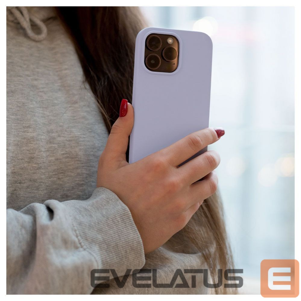 Tagakaaned Evelatus Apple iPhone 14 Pro 6.1 Premium Soft Touch Silicone Case Lilac