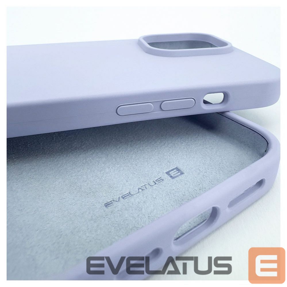 Tagakaaned Evelatus Apple iPhone 14 Pro Max 6.7 Premium Soft Touch Silicone Case Lilac
