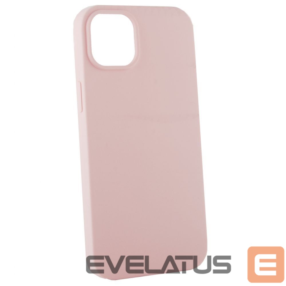 Tagakaaned Evelatus Apple iPhone 14 Pro Max 6.7 Premium Soft Touch Silicone Case Light Pink