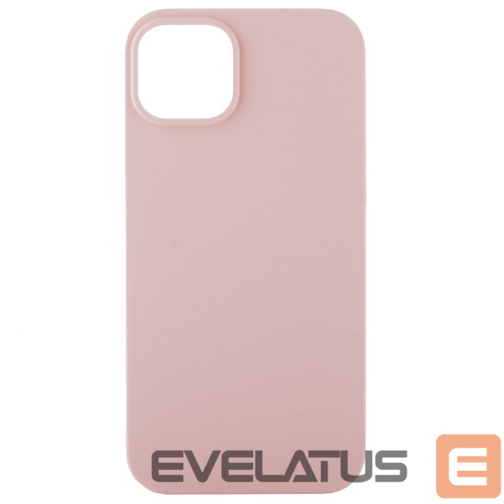 Tagakaaned Evelatus Apple iPhone 14 Pro Max 6.7 Premium Soft Touch Silicone Case Light Pink
