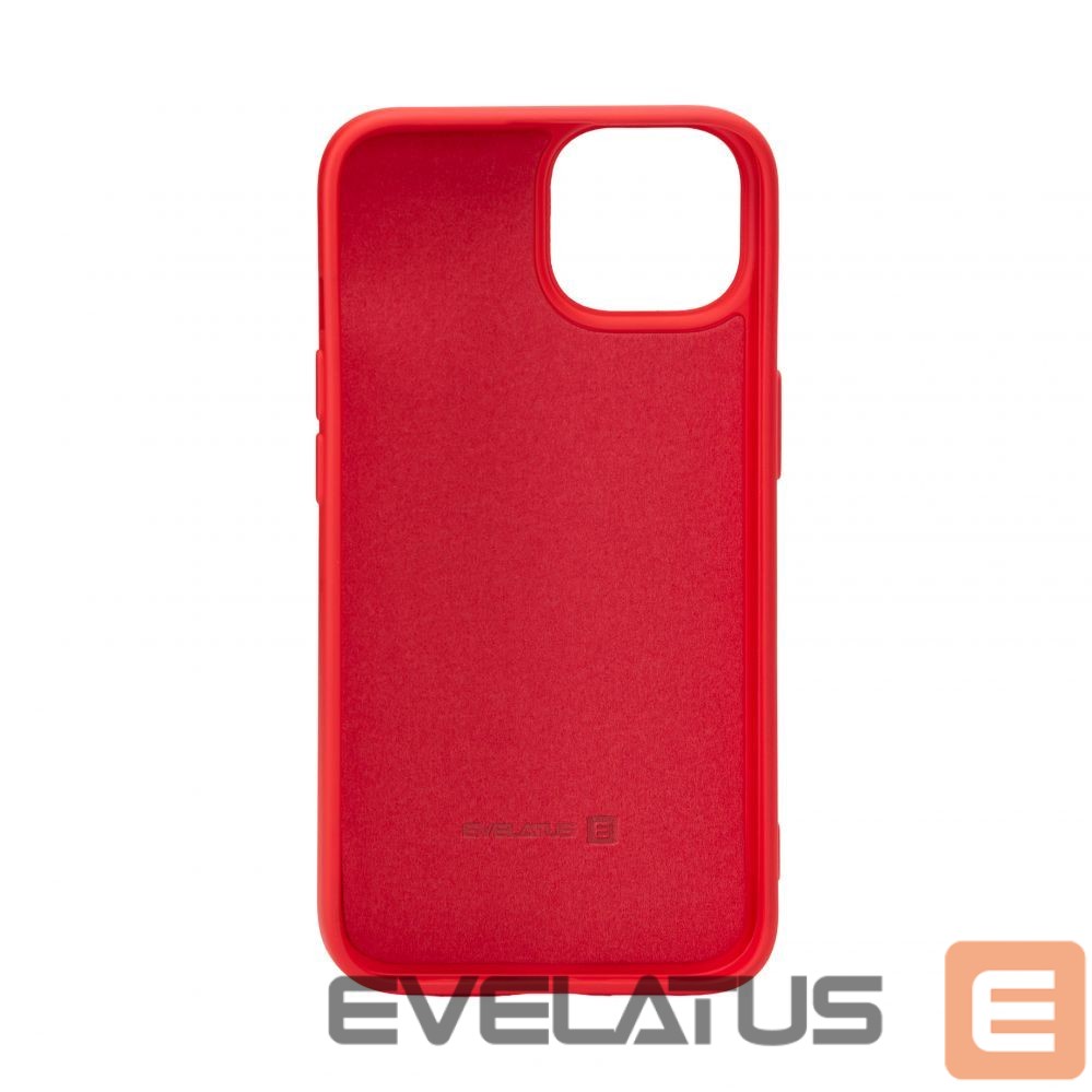 Tagakaaned Evelatus Apple iPhone 14 6.1 Nano Silicone Case Soft Touch TPU Red
