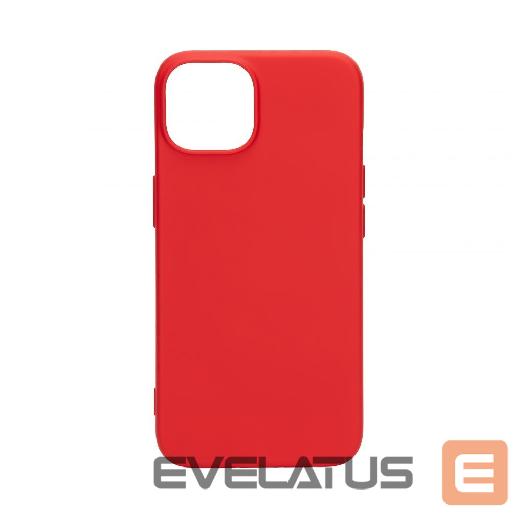 Tagakaaned Evelatus Apple iPhone 14 6.1 Nano Silicone Case Soft Touch TPU Red