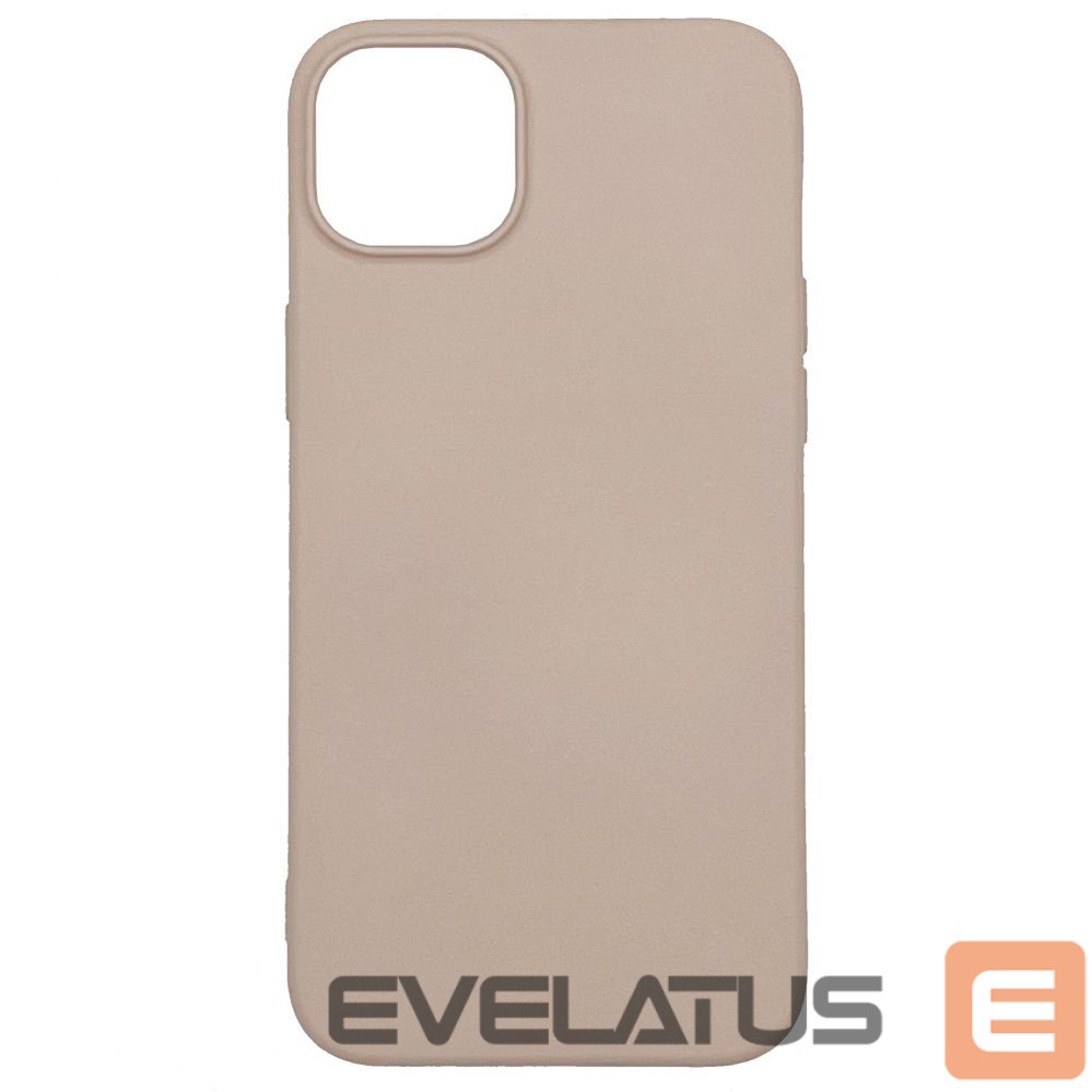 Tagakaaned Evelatus Apple iPhone 14 6.1 Nano Silicone Case Soft Touch TPU Beige