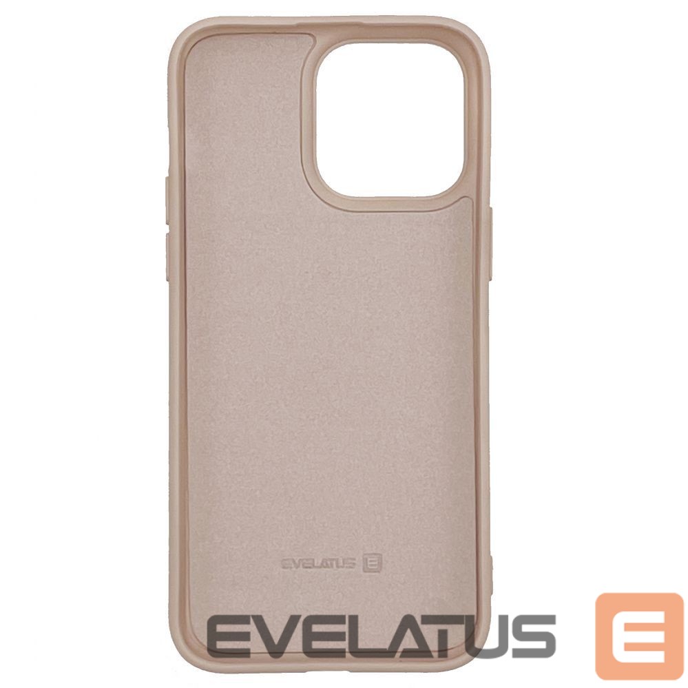Tagakaaned Evelatus Apple iPhone 14 Pro 6.1 Nano Silicone Case Soft Touch TPU Beige