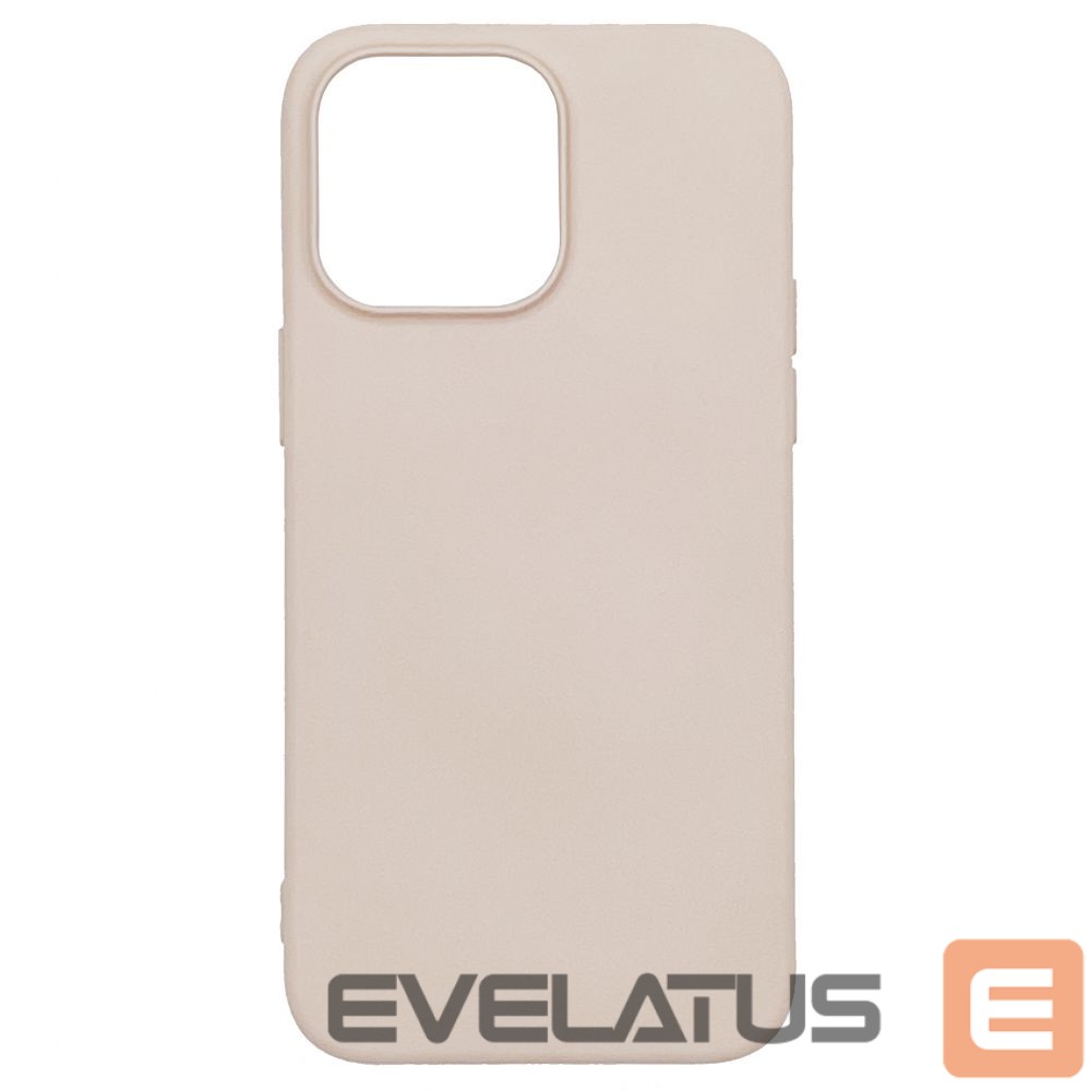 Tagakaaned Evelatus Apple iPhone 14 Pro Max 6.7 Nano Silicone Case Soft Touch TPU Beige