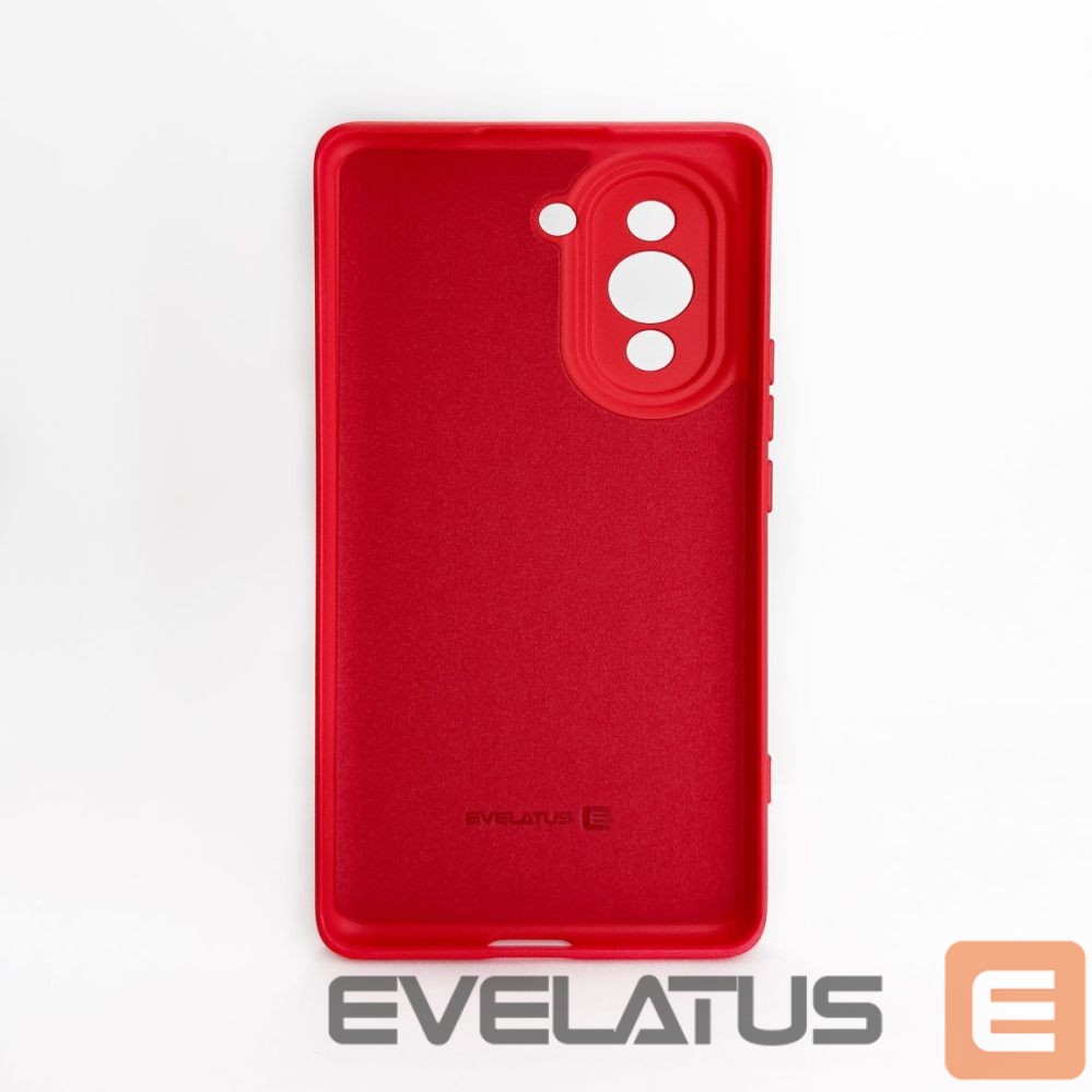 Tagakaaned Evelatus Huawei Nova 10 Pro Nano Silicone Case Soft Touch TPU Red
