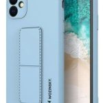 Tagakaaned iLike Samsung Galaxy A22 5G Kickstand Case Silicone Stand Cover Light Blue