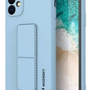 Tagakaaned iLike Samsung Galaxy A22 5G Kickstand Case Silicone Stand Cover Light Blue