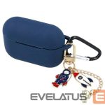 Korpus kõrvaklappidele iLike Apple Case for Airpods 3 dark blue with pendant Blue