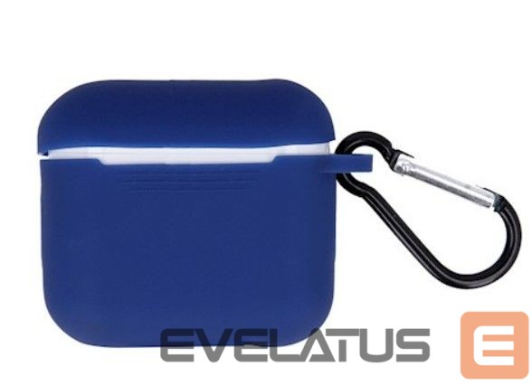 Korpus kõrvaklappidele iLike Apple Case for Airpods 3 with hook Blue