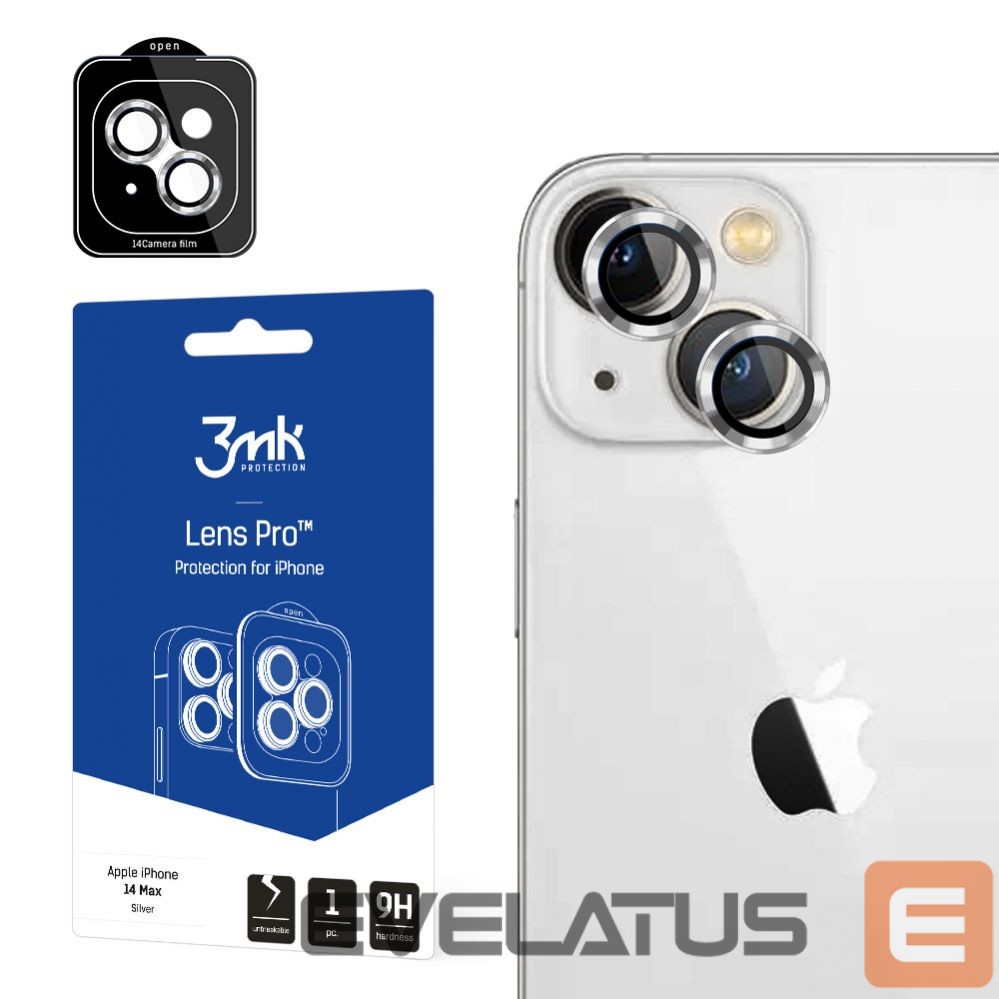 Kaitseklaasid 3MK iPhone 14 Max - Lens Protection Pro Silver