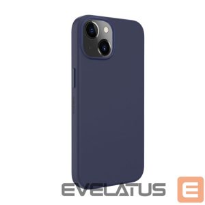 Tagakaaned Evelatus Apple iPhone 14 Genuine Leather Case with MagSafe Blue
