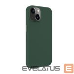 Tagakaaned Evelatus Apple iPhone 14 Genuine Leather Case with MagSafe Dark Green