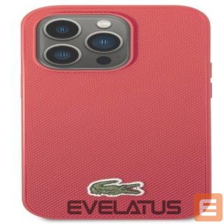 Tagakaaned Lacoste Apple Phone 14 Pro Iconic Petit Pique Logo Case Red