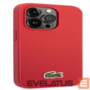 Tagakaaned Lacoste Apple Phone 14 Pro Iconic Petit Pique Logo Case Red