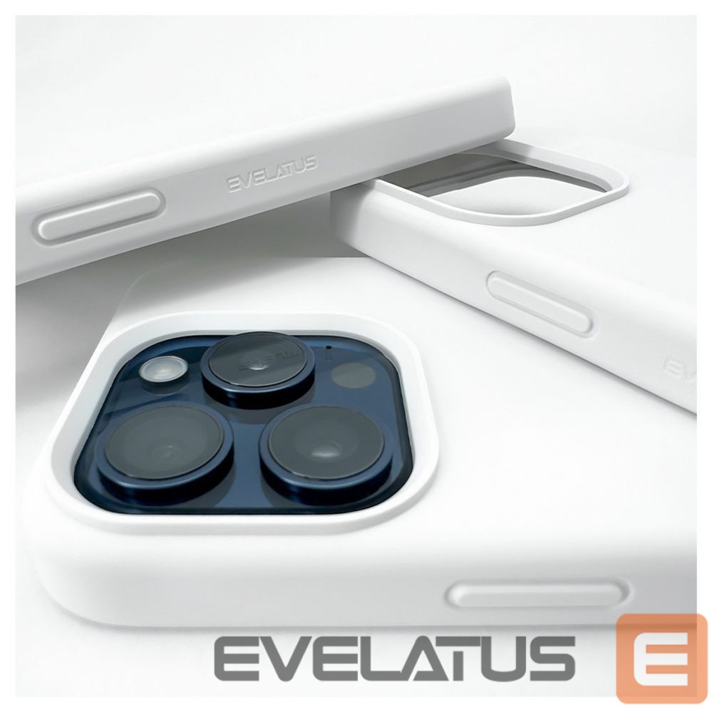 Tagakaaned Evelatus Apple iPhone 14 Pro Premium Soft Touch Silicone Case White