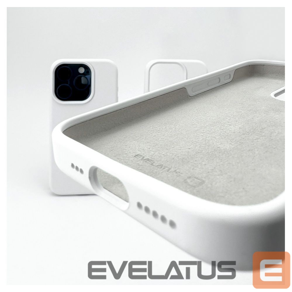 Tagakaaned Evelatus Apple iPhone 14 Pro Premium Soft Touch Silicone Case White