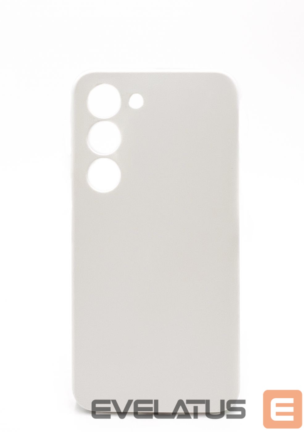 Tagakaaned Evelatus Samsung Galaxy S23 Premium Soft Touch Silicone Case White