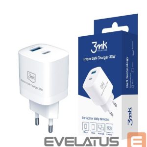 Adaptrid 3MK  Hyper GaN Charger 33W White