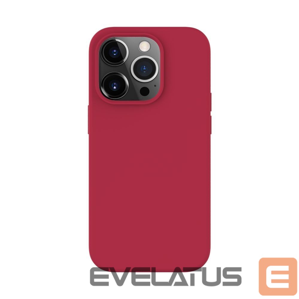Tagakaaned Evelatus Apple iPhone 14 Pro 6.1 Premium Soft Touch Silicone case Red
