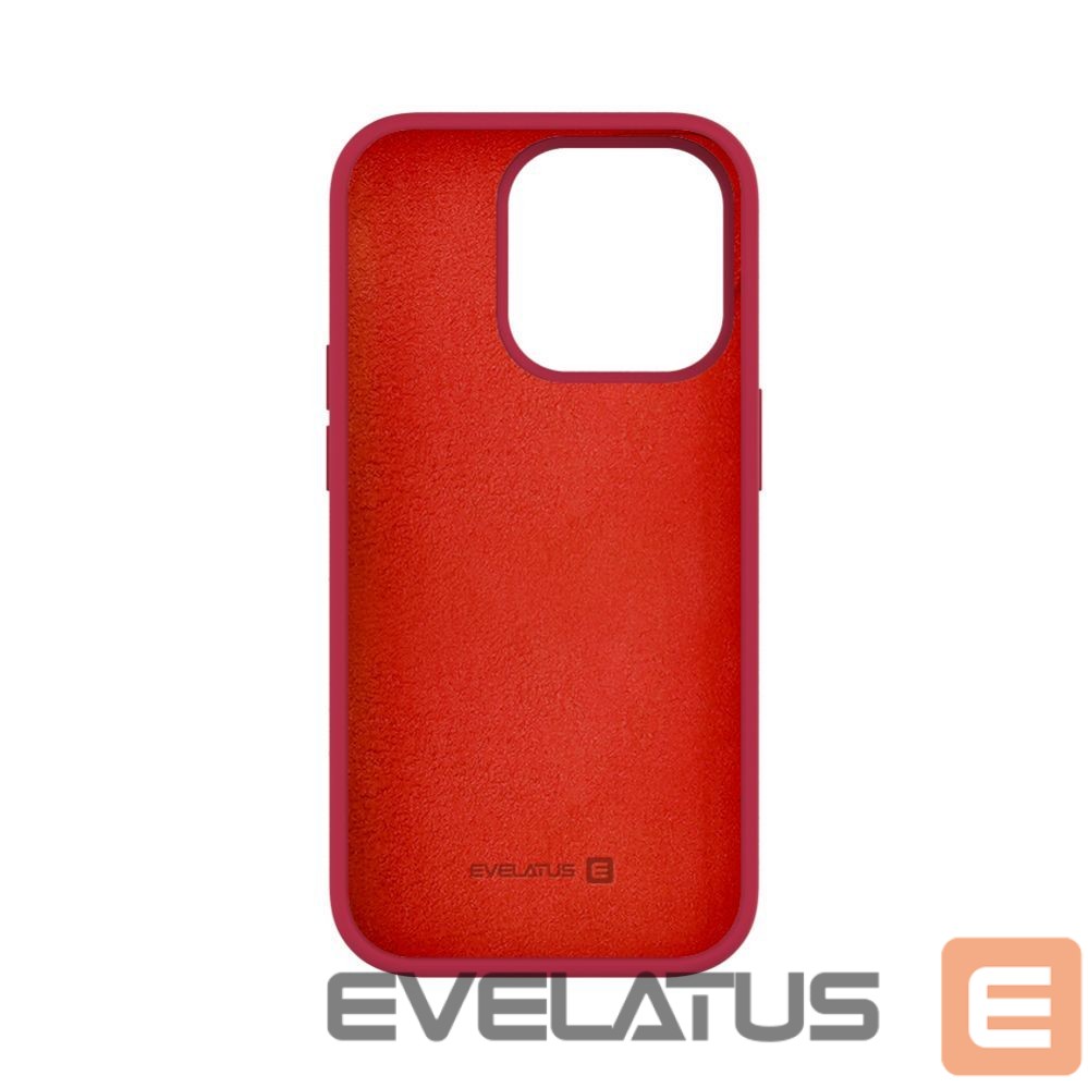 Tagakaaned Evelatus Apple iPhone 14 Pro 6.1 Premium Soft Touch Silicone case Red