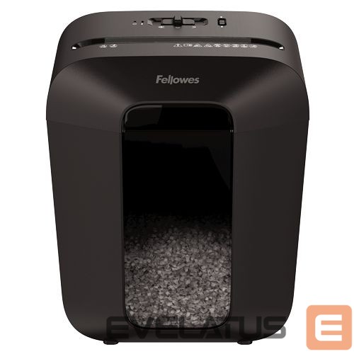 Kontoritarbed Fellowes Powershred LX41 Black, 17 L, Credit cards shredding, Mini-Cut Shredder, Paper handling standard/output 8 sheets per pass, Warranty 24 month(s)