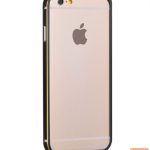 Tagakaaned Hoco Apple Apple iPhone 6 / 6s  Blade Series Fedora Metal Bumper Black