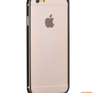 Tagakaaned Hoco Apple Apple iPhone 6 / 6s  Blade Series Fedora Metal Bumper Black