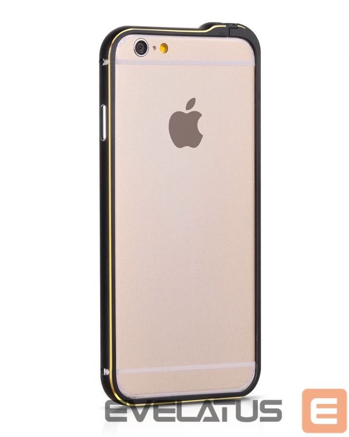Tagakaaned Hoco Apple Apple iPhone 6 / 6s Blade Series Fedora Metal Bumper Black
