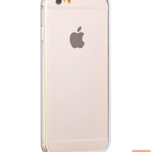 Tagakaaned Hoco Apple Apple iPhone 6 / 6s Blade Series Fedora Metal Bumper HI-T026 Silver