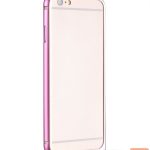 Tagakaaned Apple  Apple iPhone 6 / 6S  Blade Series Hippocampal Buckle Metal Bumper HI-T025 Pink