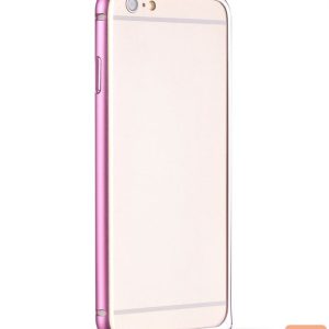 Tagakaaned Apple  Apple iPhone 6 / 6S  Blade Series Hippocampal Buckle Metal Bumper HI-T025 Pink