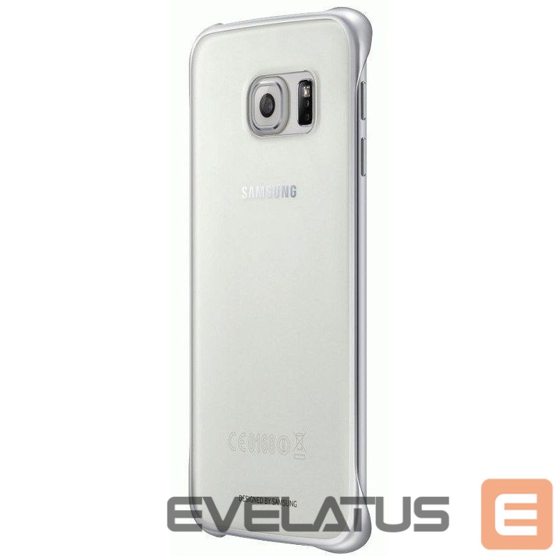Tagakaaned Samsung Galaxy S6 Edge Clear Cover EF-QG925BSE Silver