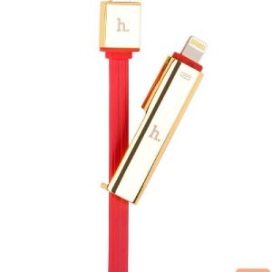 Kaabel Hoco Universal UPL14 Lipstick series charging cable to in one (apple with micro usb) sarkans