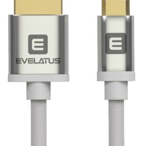 Kaabel Evelatus Universal Data cable Micro USB EDC02 dual side gold plated connectors White