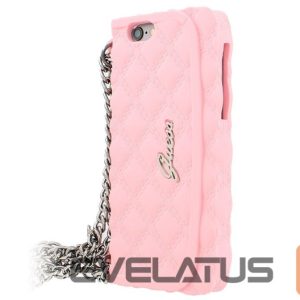 Tagakaaned Apple  Quilted Clutch Silicon Case for Iphone 6 Pink