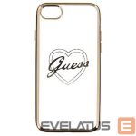 Tagakaaned Guess Apple iPhone 7/8 Apple Heart TPU Case Gold