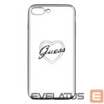 Tagakaaned Guess Apple iPhone 7 Plus / 8 Plus Apple Heart TPU Case Silver