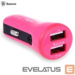 Autolaadijad Baseus Universal Tiny Car Charger CCALL-CR0R Pink